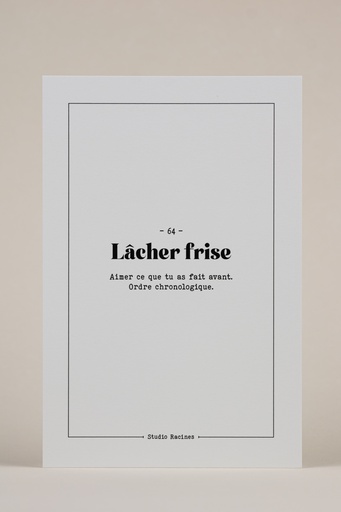 LÂCHER FRISE